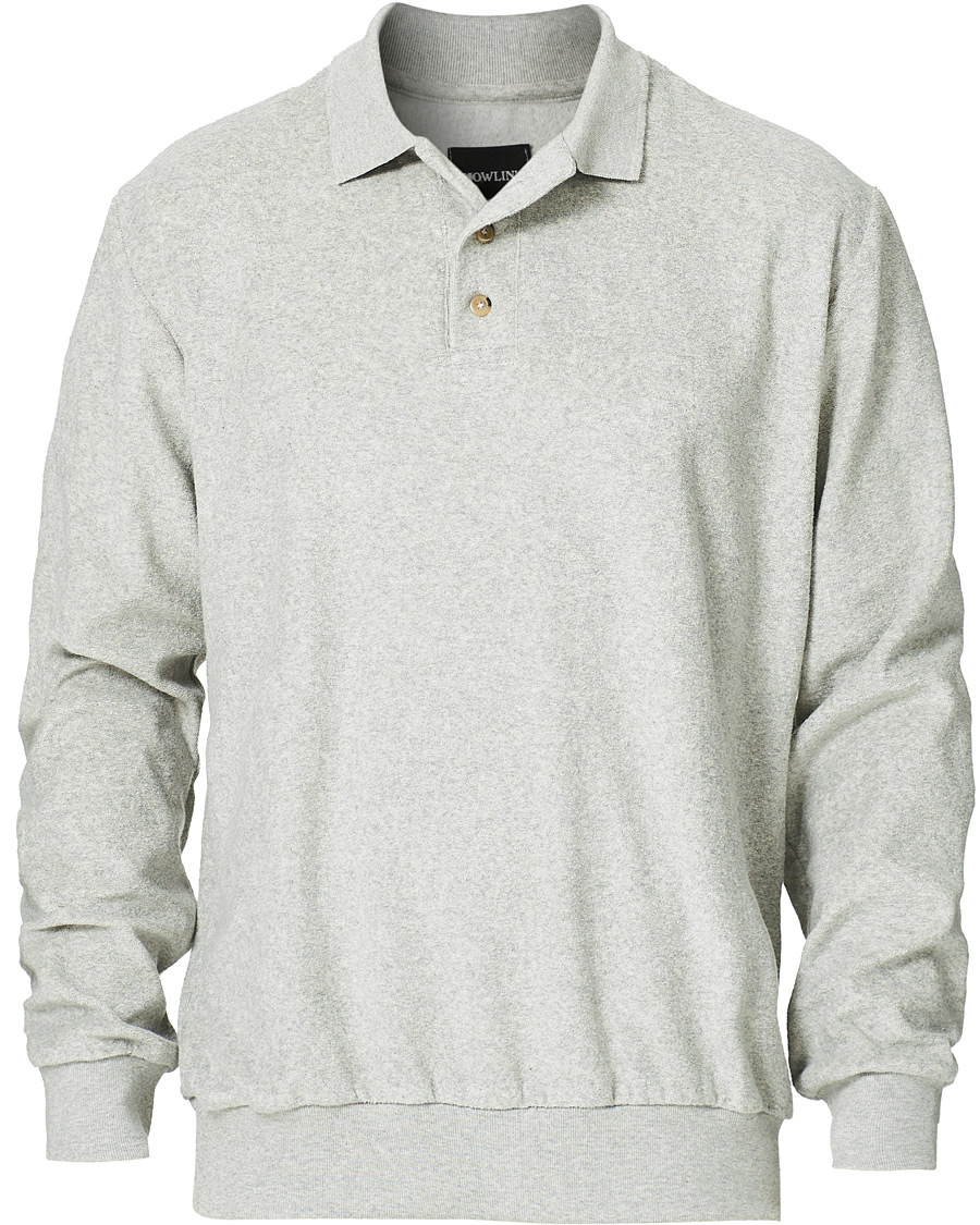Heren | Truien | Howlin' | Long Sleeve Terry Polo Grey