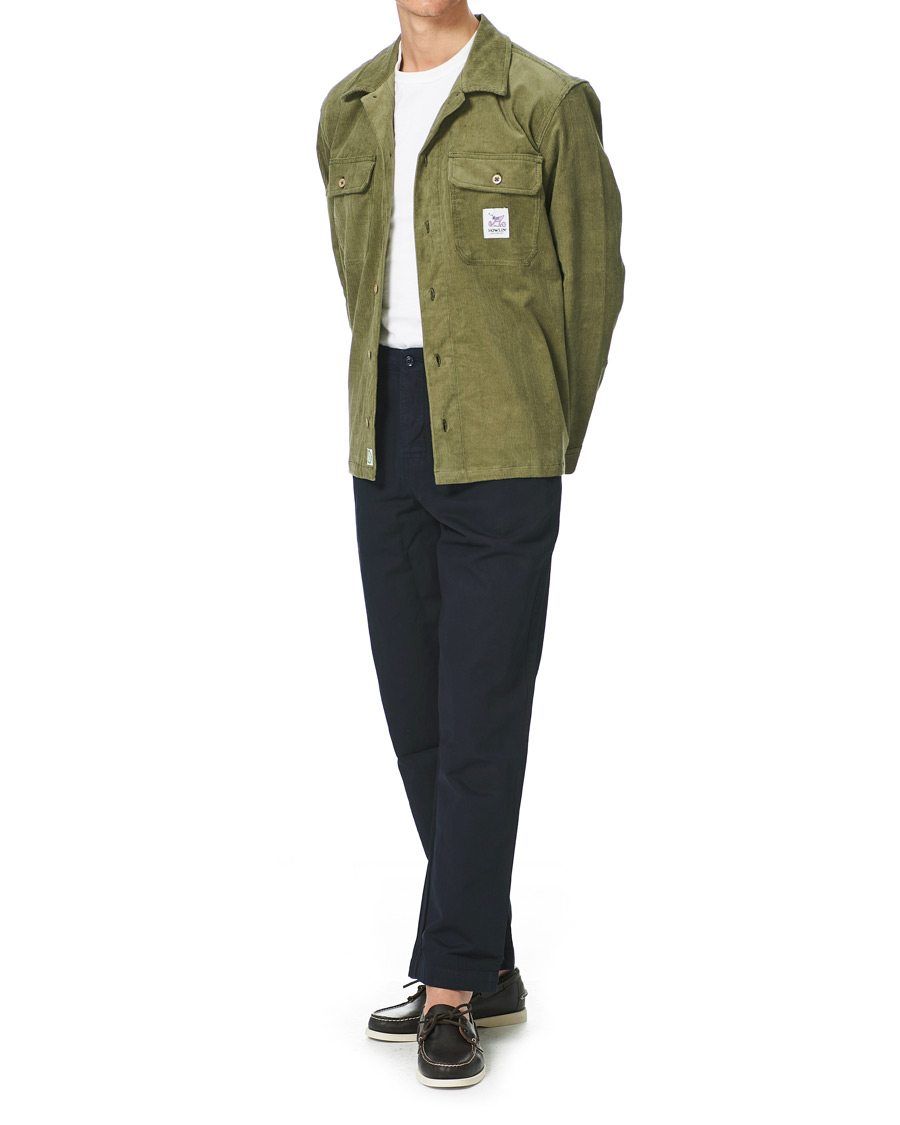 Heren | Overhemden | Howlin' | Summer Cord Pocket Overshirt Green