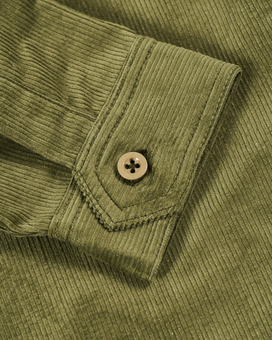 Heren | Overhemden | Howlin' | Summer Cord Pocket Overshirt Green