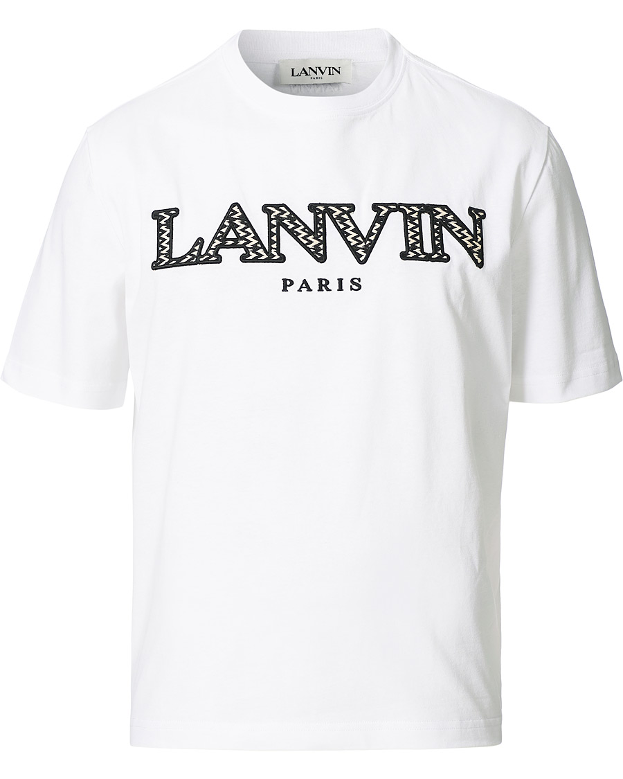 Heren | T-shirts | Lanvin | Curb Logo T-Shirt Optic White