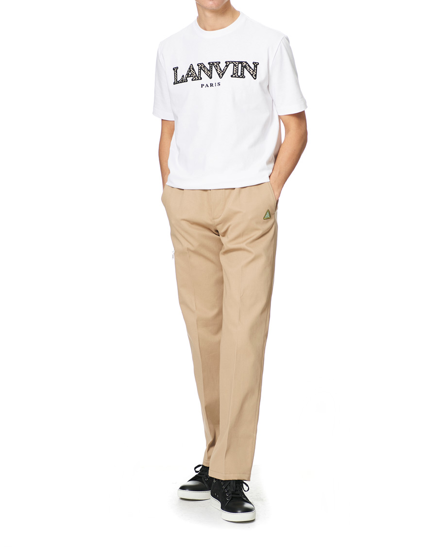 Heren | T-shirts | Lanvin | Curb Logo T-Shirt Optic White