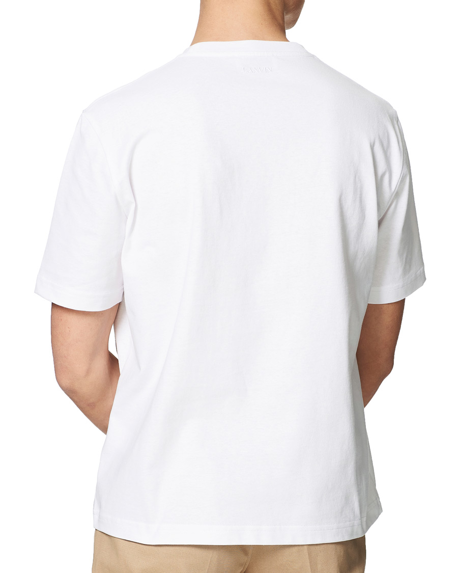 Heren | T-shirts | Lanvin | Curb Logo T-Shirt Optic White