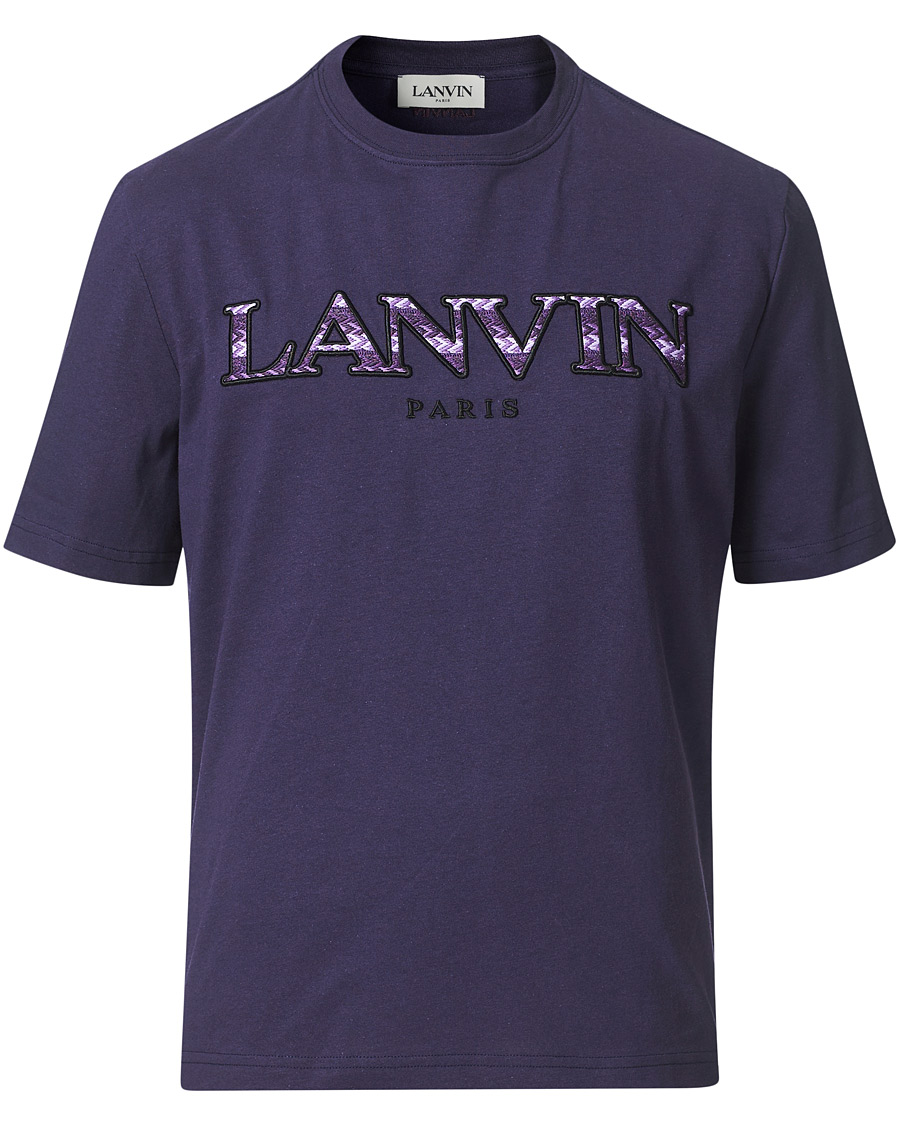 Heren | T-shirts | Lanvin | Curb Logo T-Shirt Aged Purple