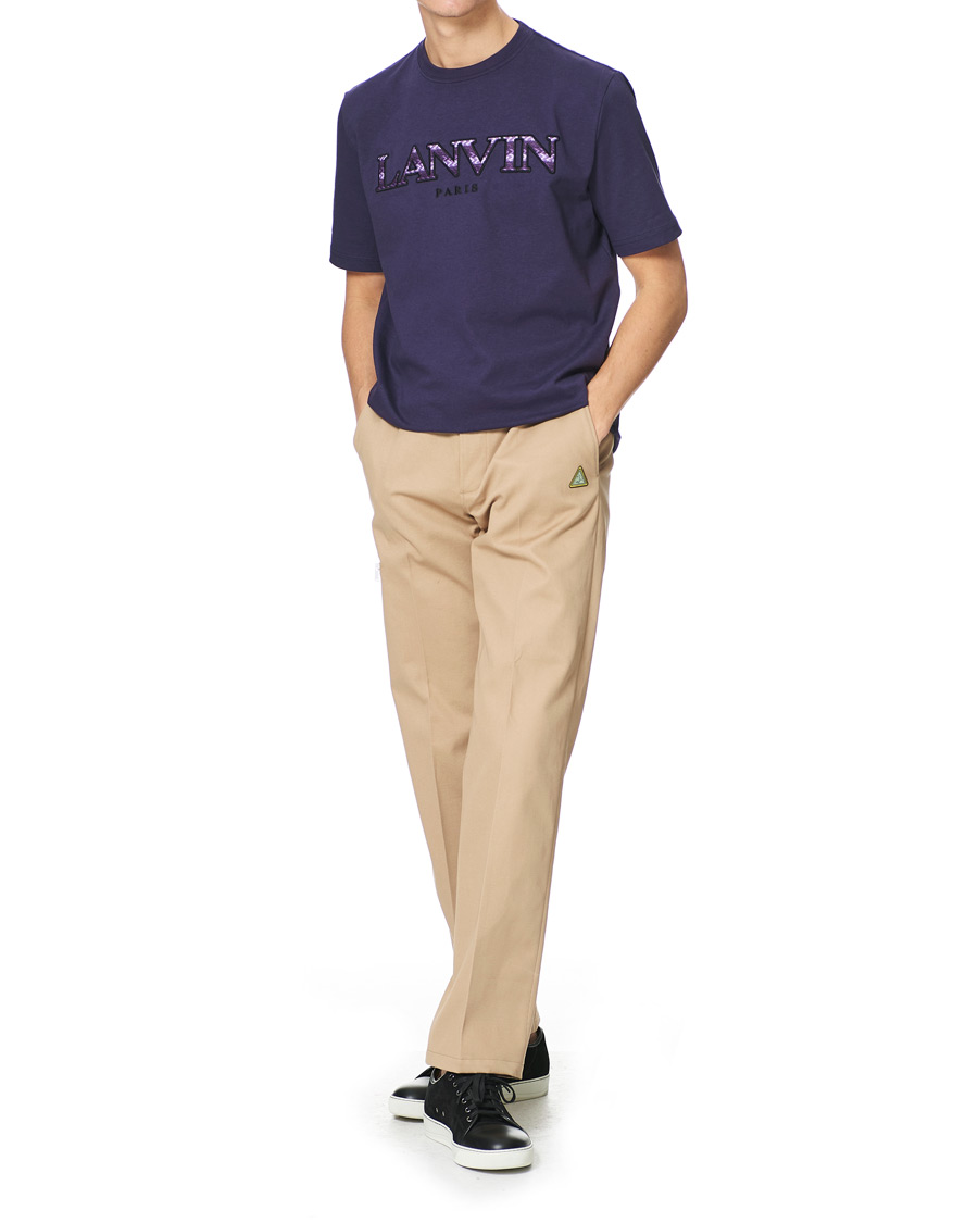 Heren | T-shirts | Lanvin | Curb Logo T-Shirt Aged Purple
