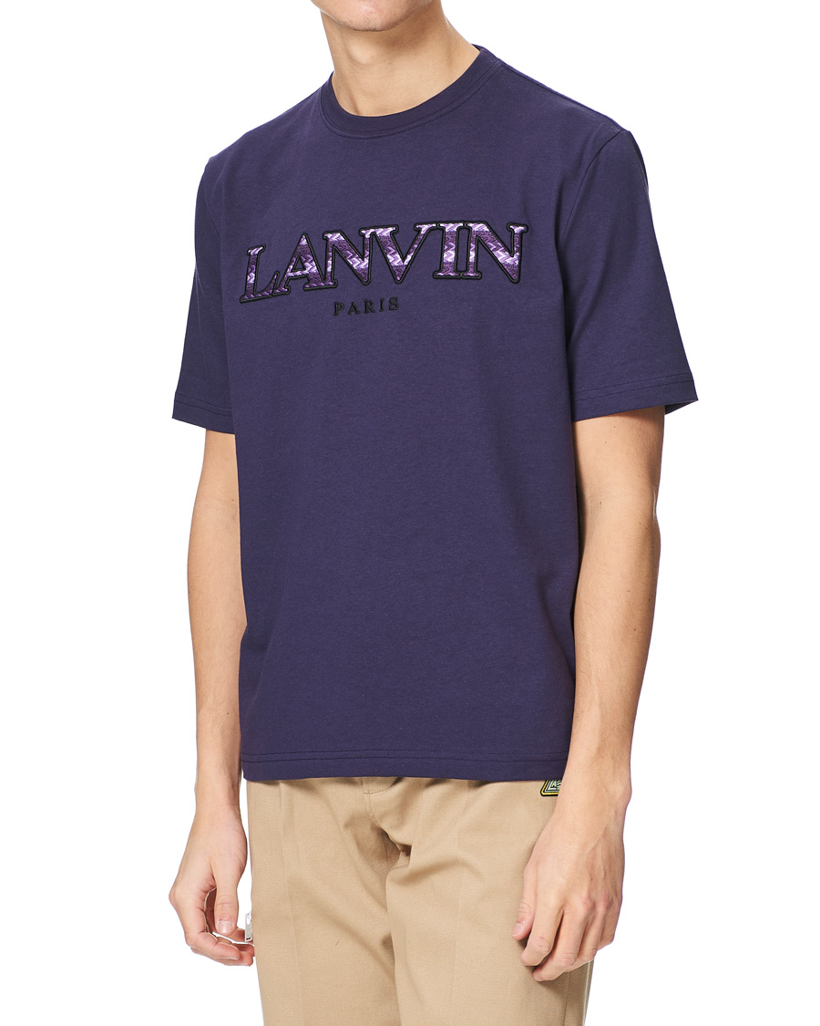 Heren | T-shirts | Lanvin | Curb Logo T-Shirt Aged Purple