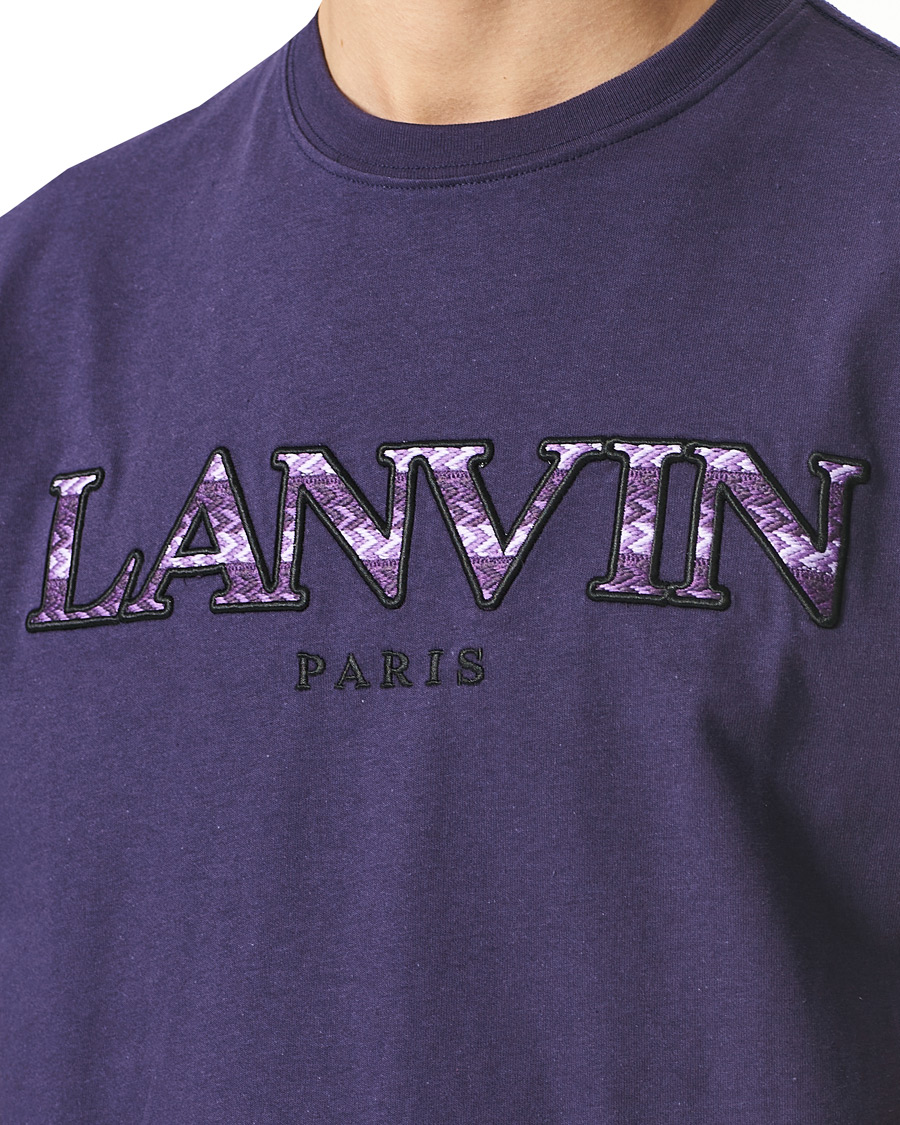 Heren | T-shirts | Lanvin | Curb Logo T-Shirt Aged Purple