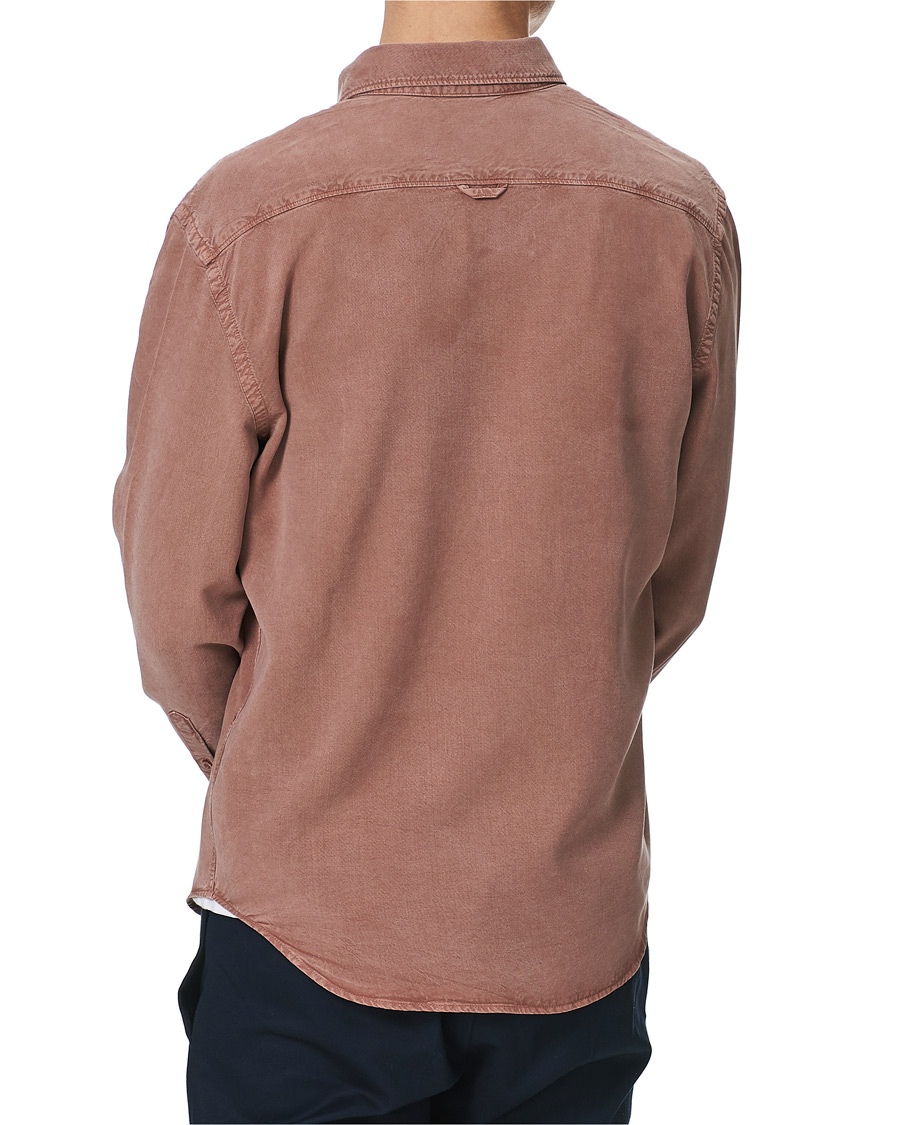 Heren | Overhemden | Filippa K | Zachary Tencel Shirt Burgundy