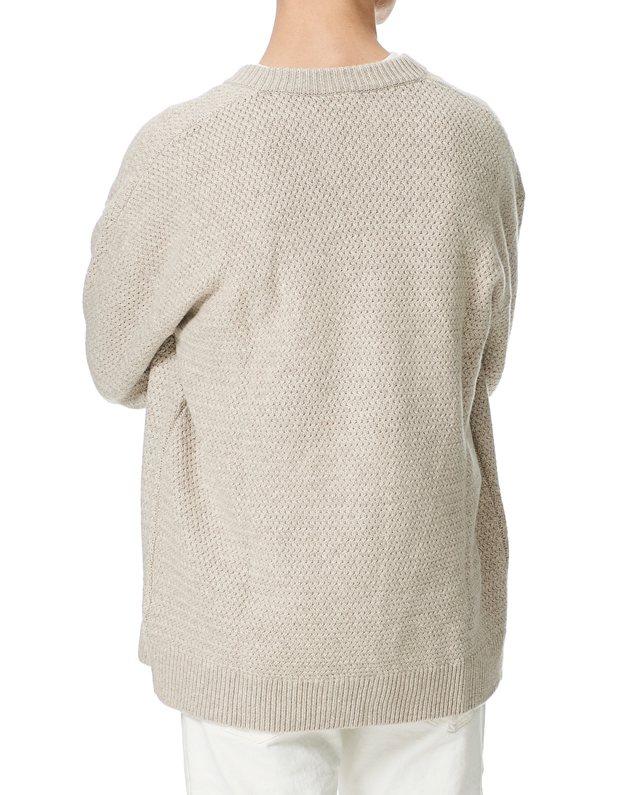 Heren | Truien | Filippa K | Ash Sweater Beige Melange