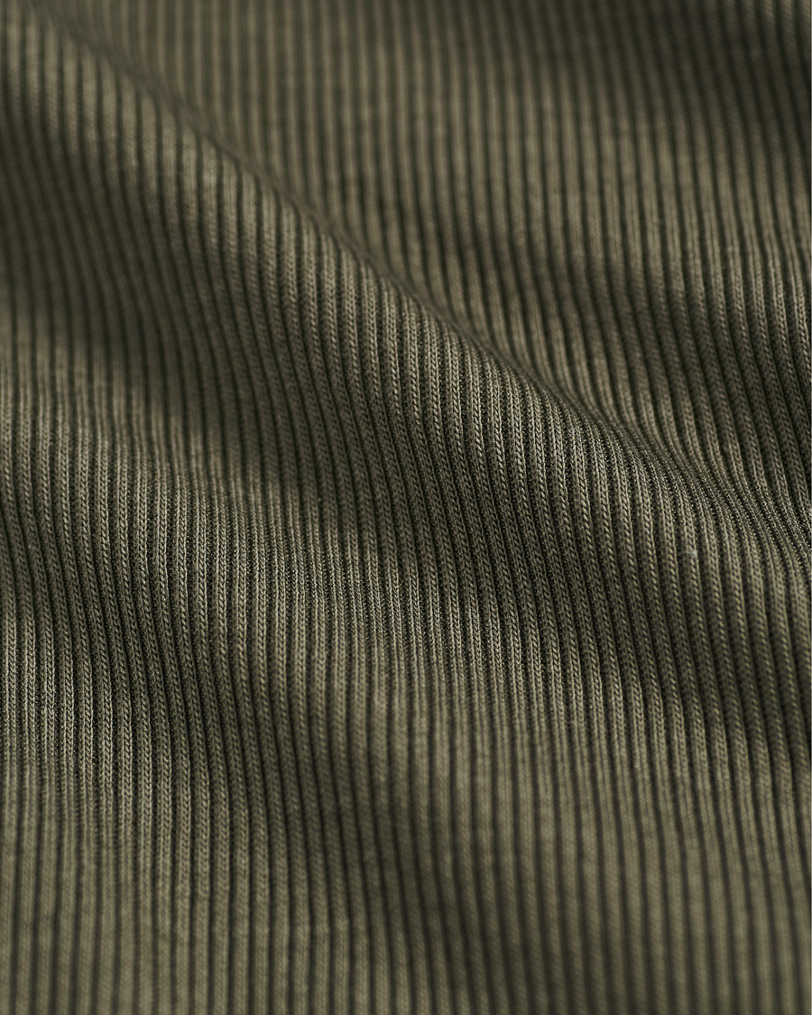 Heren | Polo's | Filippa K | Rib Polo Tee Fadded Moss Green