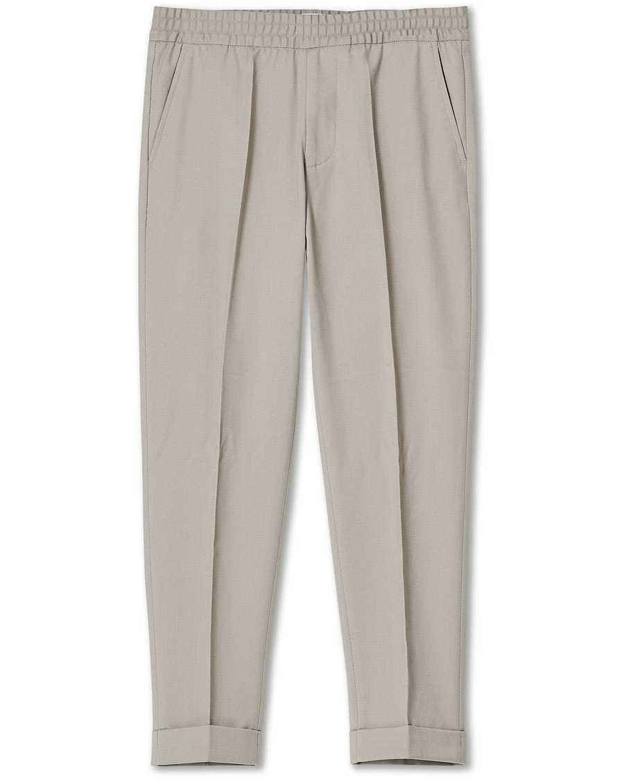 Heren | Broeken | Filippa K | Terry Cropped Trousers Light Taupe