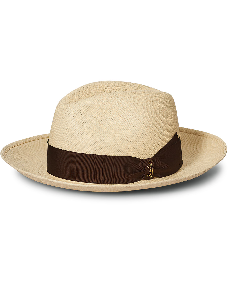 Heren | Borsalino Panama Quito With Large Brim Brown | Borsalino | Panama Quito With Large Brim Brown