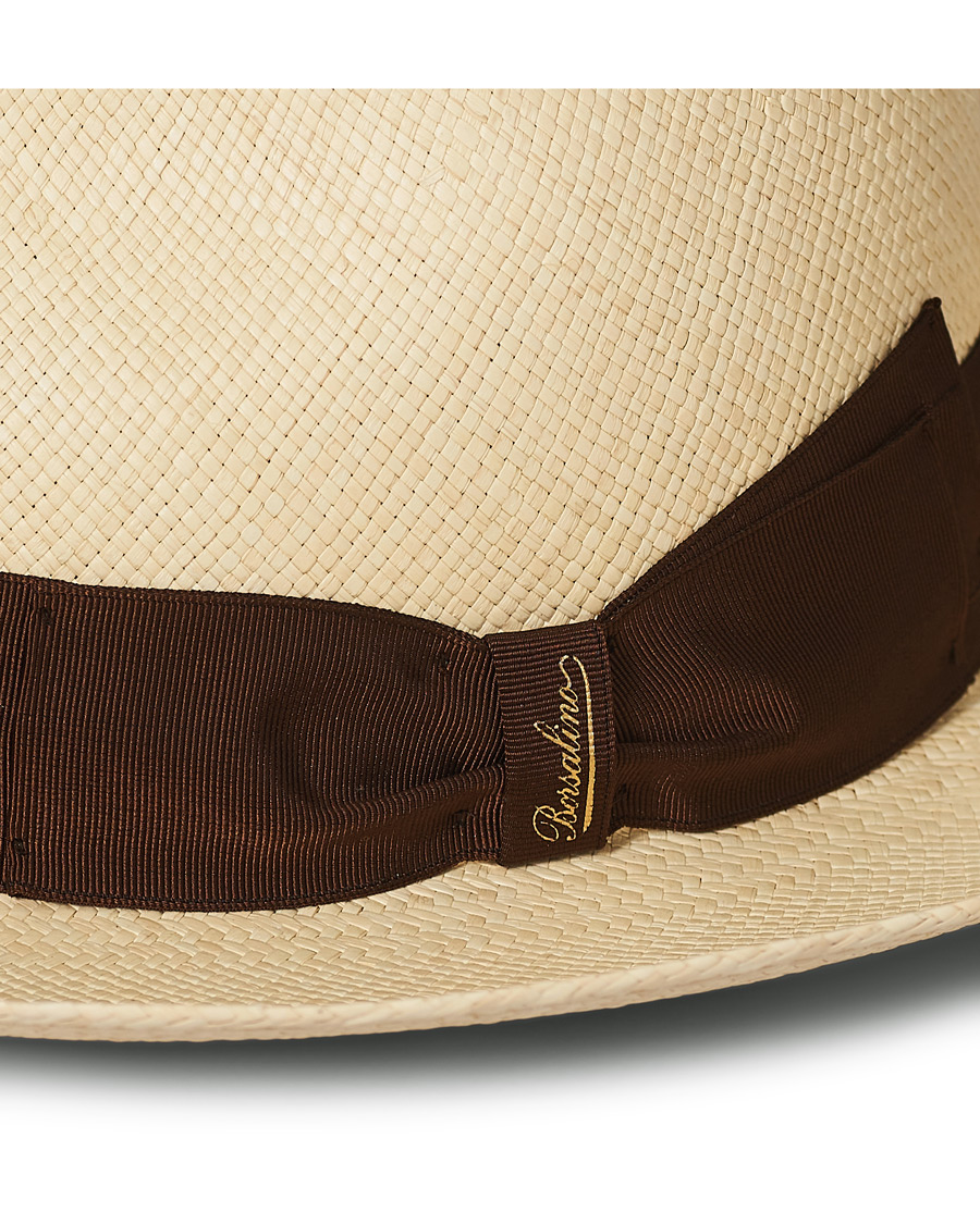 Heren | Borsalino Panama Quito With Large Brim Brown | Borsalino | Panama Quito With Large Brim Brown