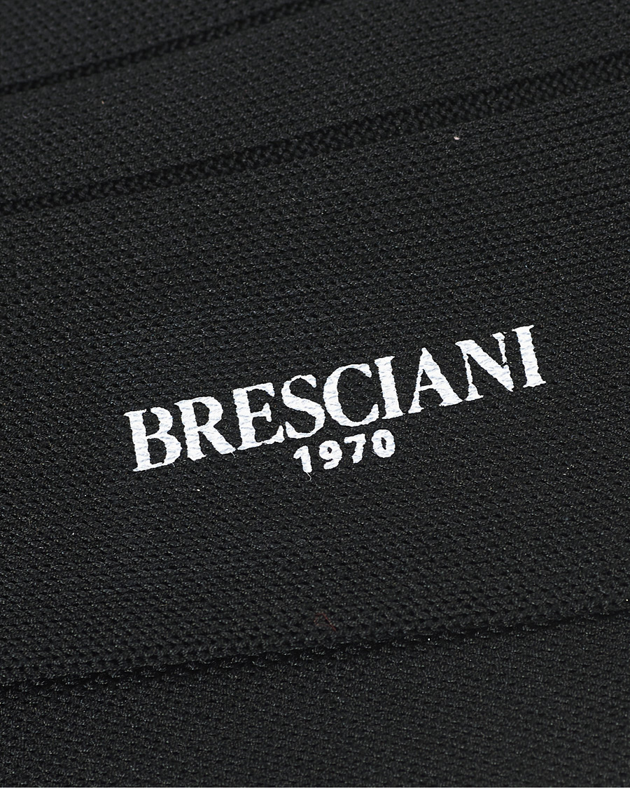 Heren | Ondergoed | Bresciani | Wide Ribbed Cotton Socks Black