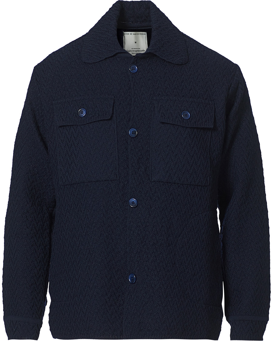 Heren | Overhemden | Eton | Dale of Norway Overshirt Navy