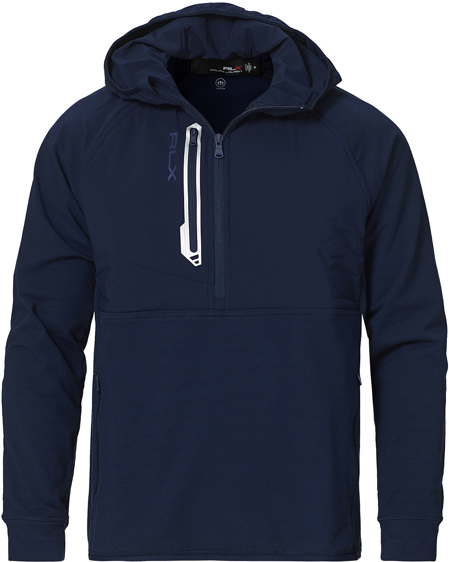 Heren | Truien | RLX Ralph Lauren | Tech Jersey Half Zip Hoodie French Navy