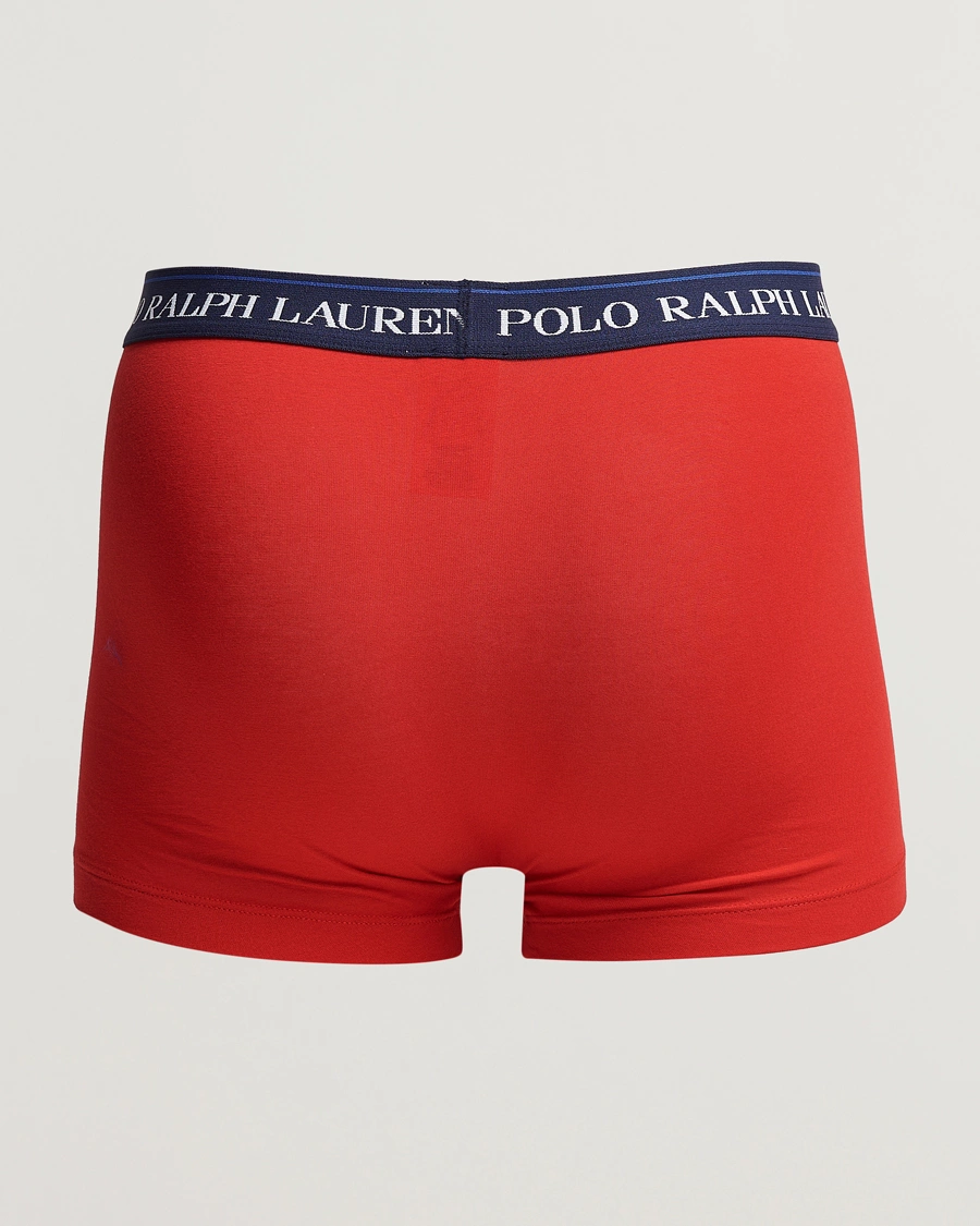 Heren | Boxershorts | Polo Ralph Lauren | 3-Pack Trunk Blue/Navy/Red