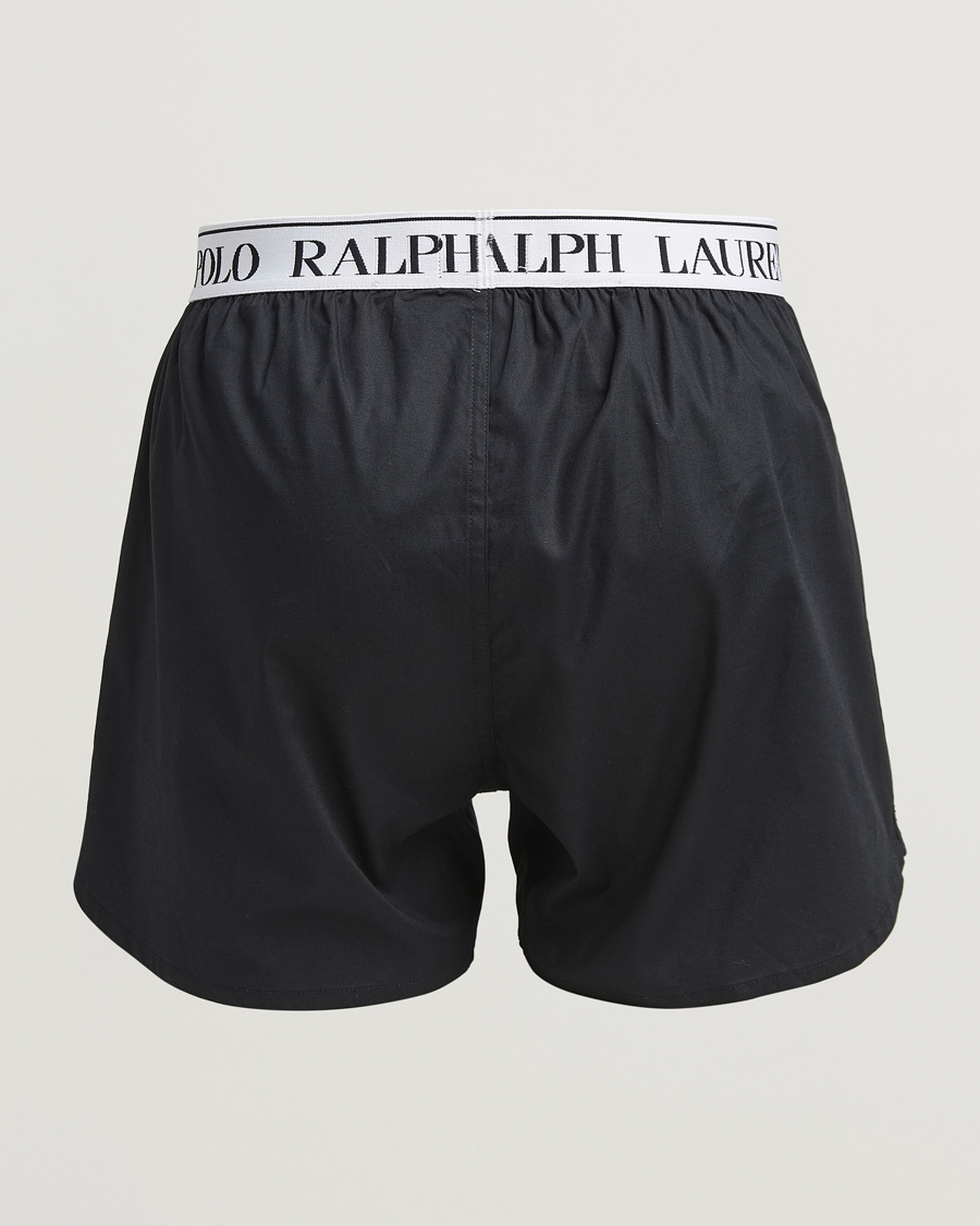 Heren | Ondergoed | Polo Ralph Lauren | 3-Pack Elastic Boxer Black