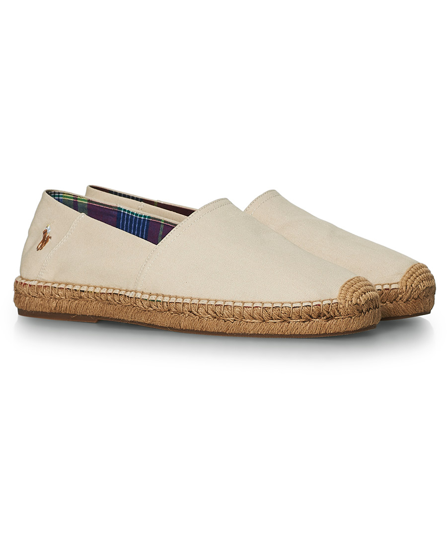 Heren | Polo Ralph Lauren Cevio Canvas Espandrilles Birch | Polo Ralph Lauren | Cevio Canvas Espandrilles Birch