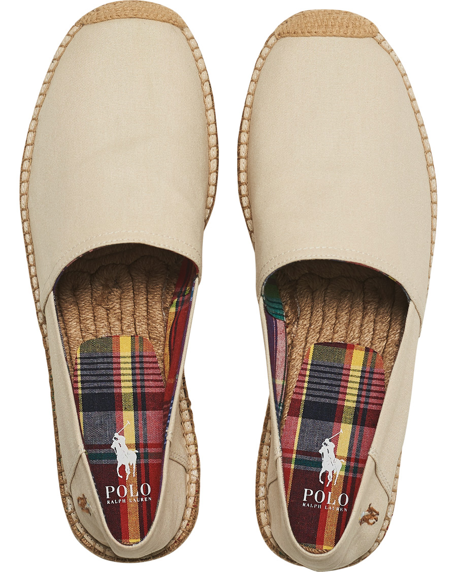 Heren | Polo Ralph Lauren Cevio Canvas Espandrilles Birch | Polo Ralph Lauren | Cevio Canvas Espandrilles Birch
