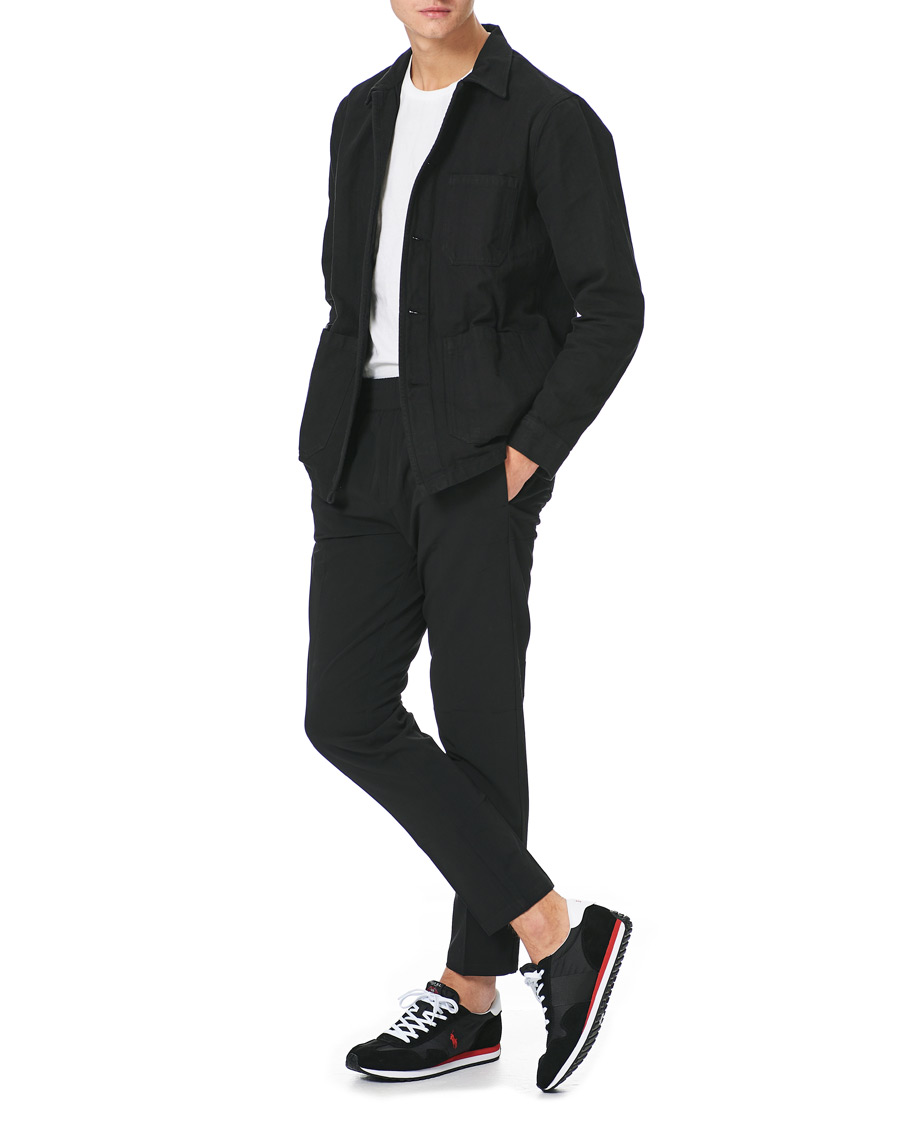 Heren | Polo Ralph Lauren Train 85 Running Sneaker Black | Polo Ralph Lauren | Train 85 Running Sneaker Black