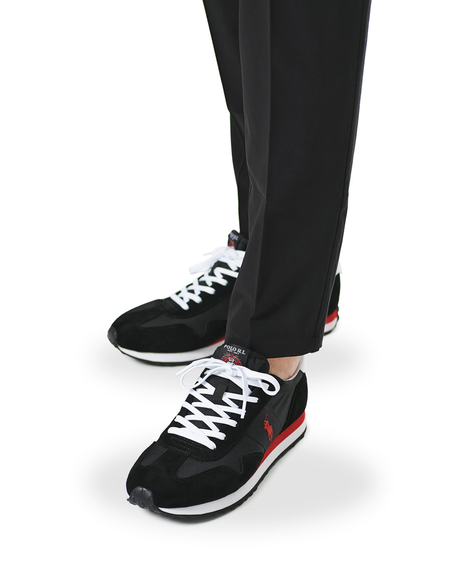 Heren | Polo Ralph Lauren Train 85 Running Sneaker Black | Polo Ralph Lauren | Train 85 Running Sneaker Black