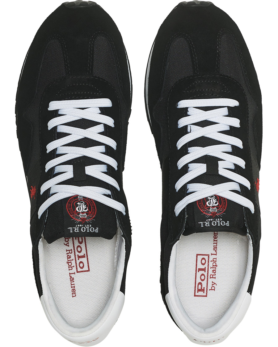 Heren | Polo Ralph Lauren Train 85 Running Sneaker Black | Polo Ralph Lauren | Train 85 Running Sneaker Black