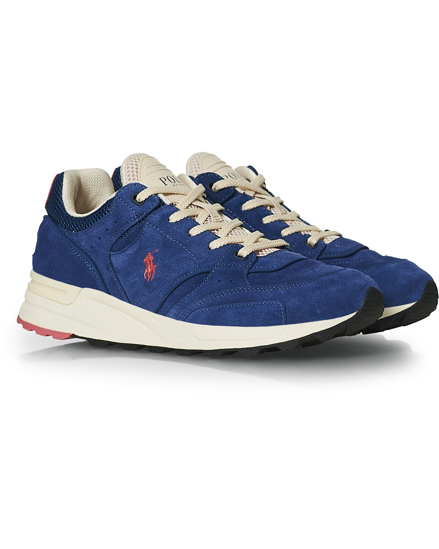 Heren | Polo Ralph Lauren Train 85 Running Sneaker Light Navy | Polo Ralph Lauren | Train 85 Running Sneaker Light Navy