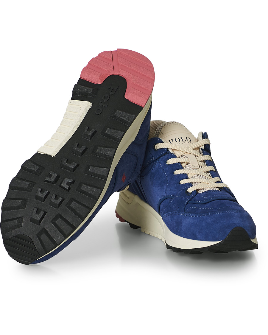 Heren | Polo Ralph Lauren Train 85 Running Sneaker Light Navy | Polo Ralph Lauren | Train 85 Running Sneaker Light Navy