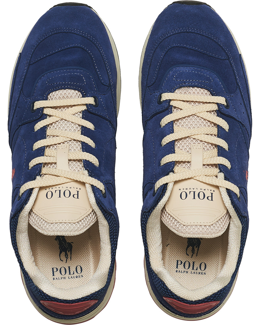 Heren | Polo Ralph Lauren Train 85 Running Sneaker Light Navy | Polo Ralph Lauren | Train 85 Running Sneaker Light Navy