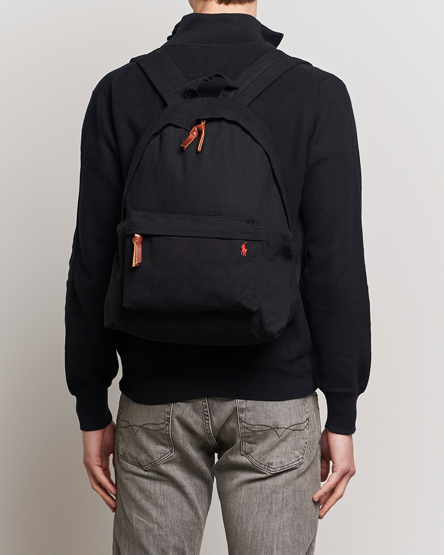 Heren | Tassen | Polo Ralph Lauren | Canvas Backpack  Black