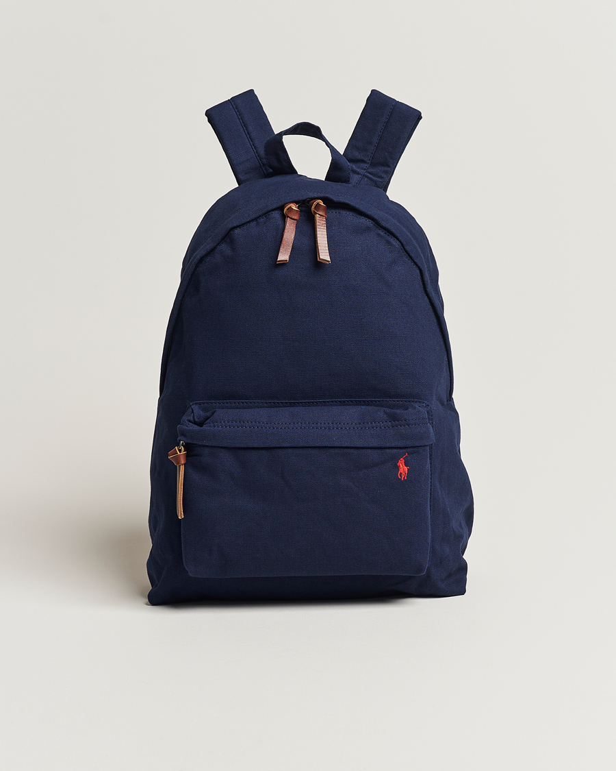 Heren | Polo Ralph Lauren Canvas Backpack Newport Navy | Polo Ralph Lauren | Canvas Backpack Newport Navy