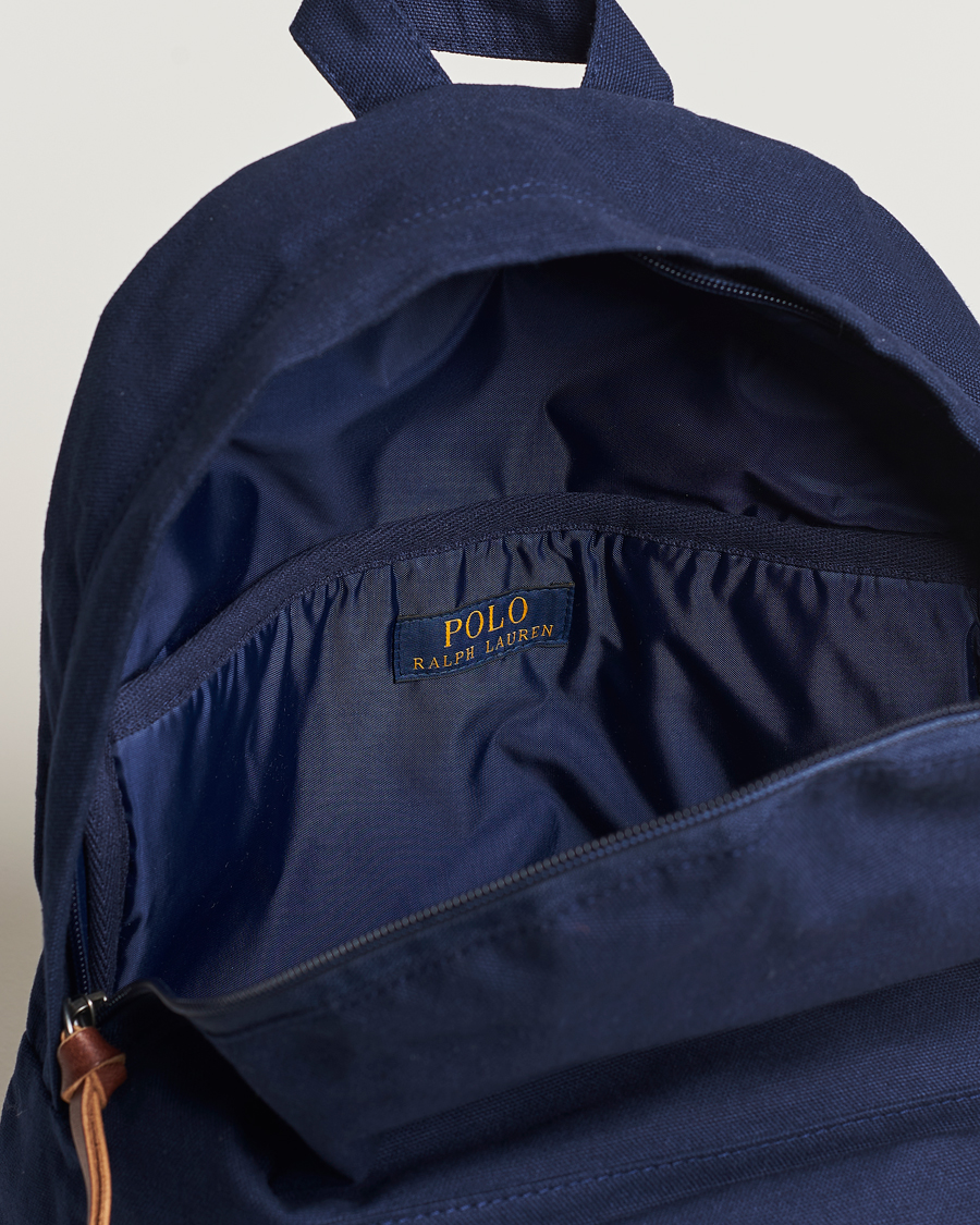 Heren | Polo Ralph Lauren Canvas Backpack Newport Navy | Polo Ralph Lauren | Canvas Backpack Newport Navy