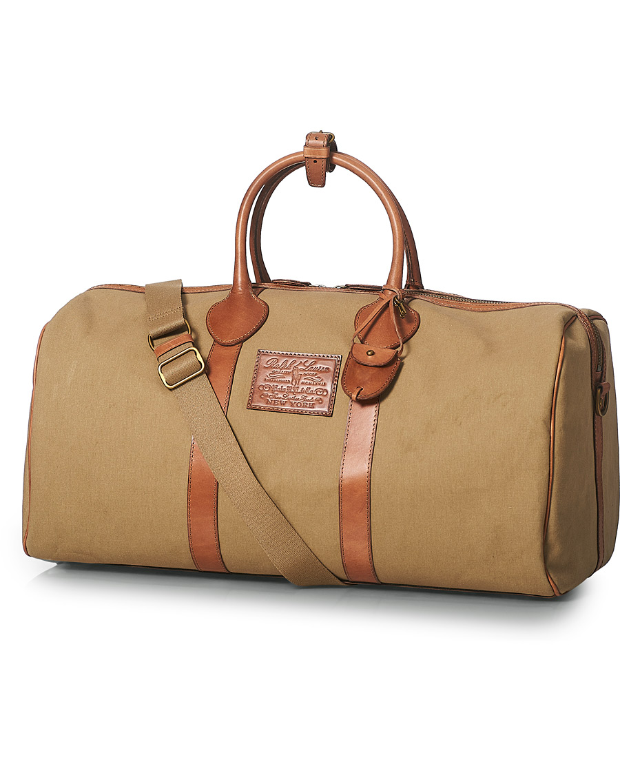 Heren | Polo Ralph Lauren Heritage Canvas Duffle Bag Montana Khaki | Polo Ralph Lauren | Heritage Canvas Duffle Bag Montana Khaki