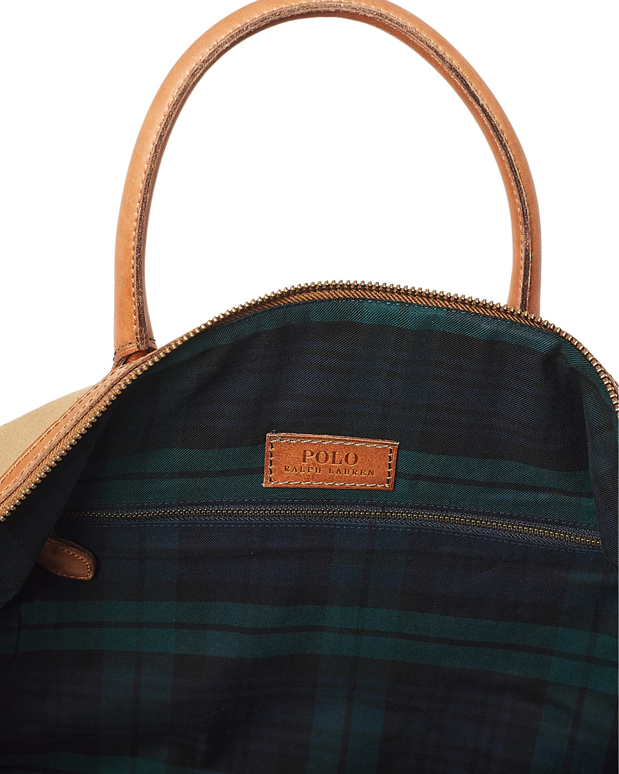 Heren | Polo Ralph Lauren Heritage Canvas Duffle Bag Montana Khaki | Polo Ralph Lauren | Heritage Canvas Duffle Bag Montana Khaki