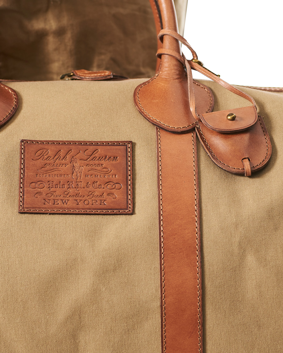 Heren | Polo Ralph Lauren Heritage Canvas Duffle Bag Montana Khaki | Polo Ralph Lauren | Heritage Canvas Duffle Bag Montana Khaki