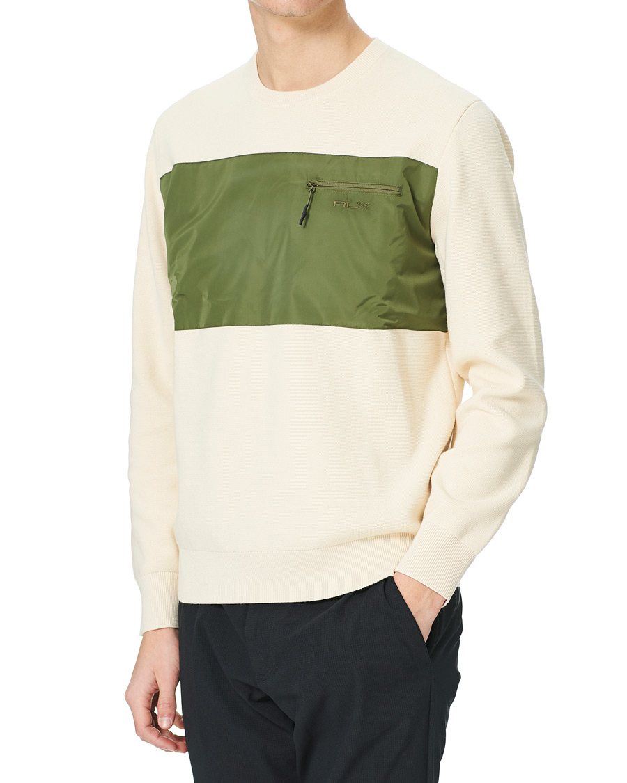 Heren | Truien | RLX Ralph Lauren | Hybrid Sweater Guide Creme