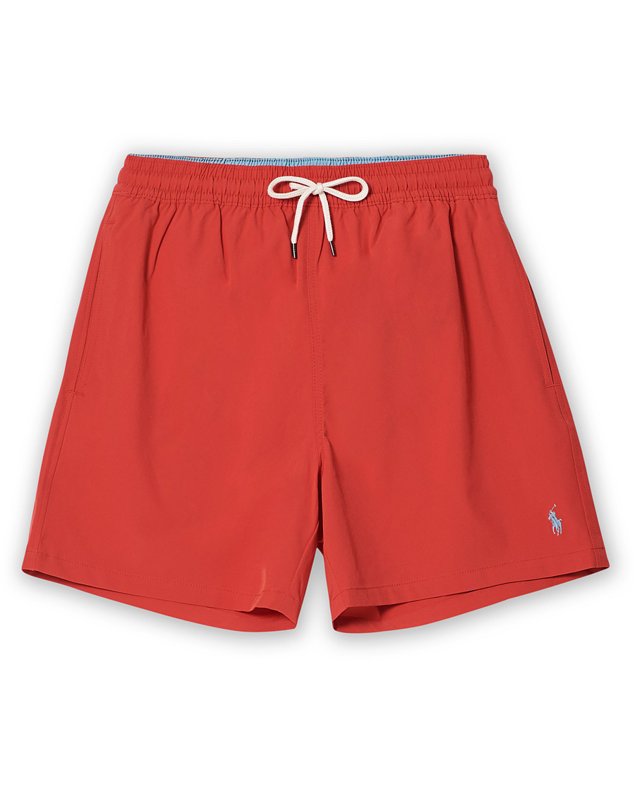 Heren | Zwembroek | Polo Ralph Lauren | Recyceled Traveler Boxer Swimshorts Starboard Red