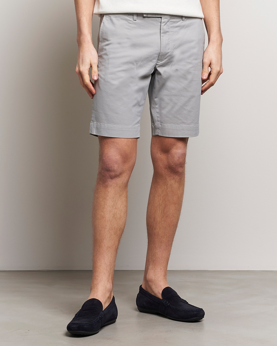 Heren | Nieuws | Polo Ralph Lauren | Tailored Slim Fit Shorts Soft Grey
