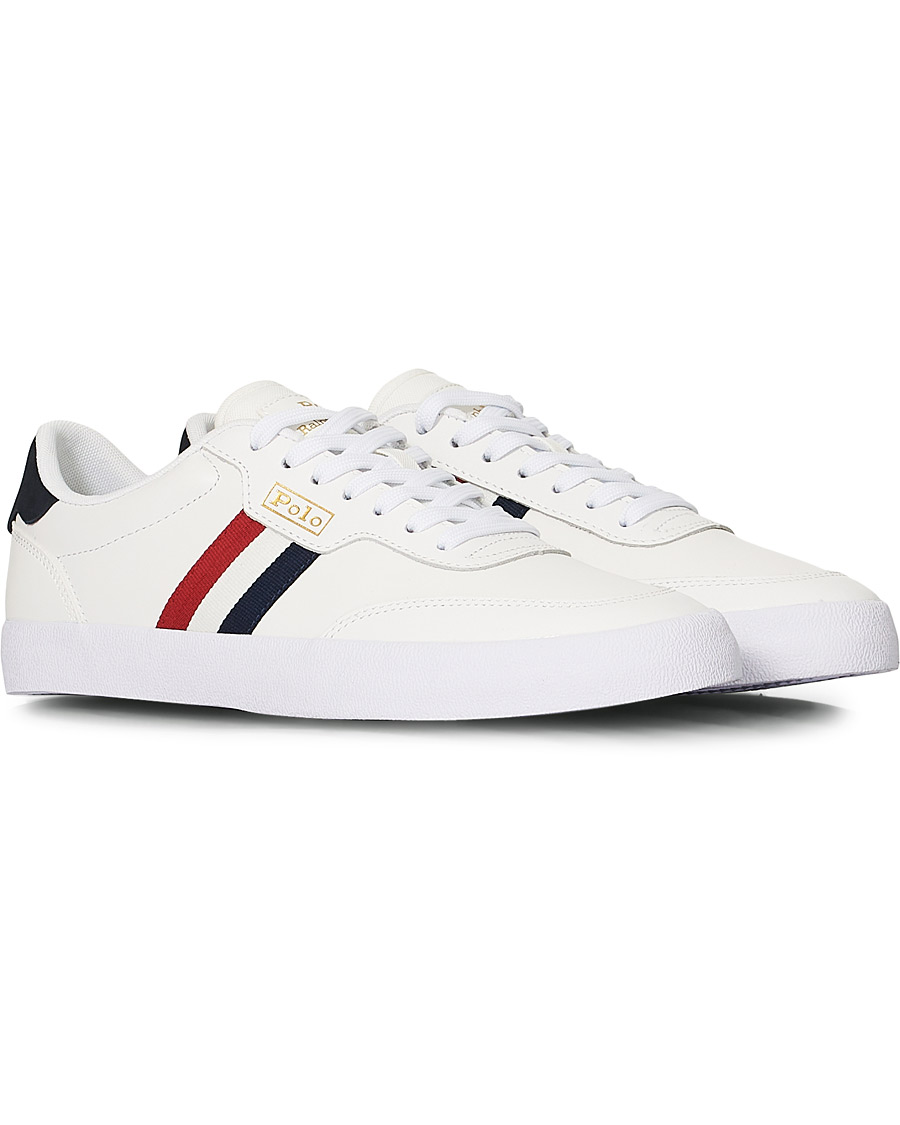 Heren | Polo Ralph Lauren Court VLC Leather Sneaker White | Polo Ralph Lauren | Court VLC Leather Sneaker White
