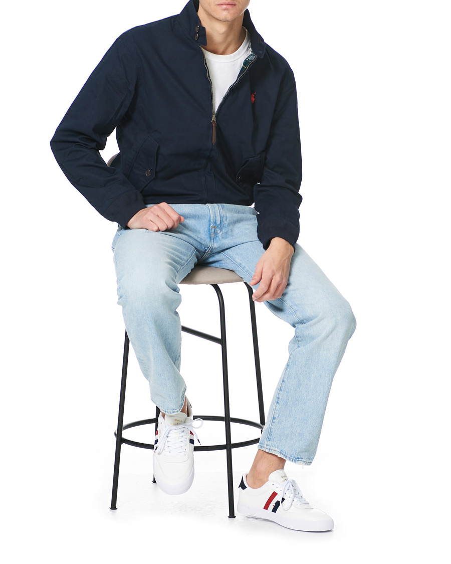 Heren | Polo Ralph Lauren Court VLC Leather Sneaker White | Polo Ralph Lauren | Court VLC Leather Sneaker White