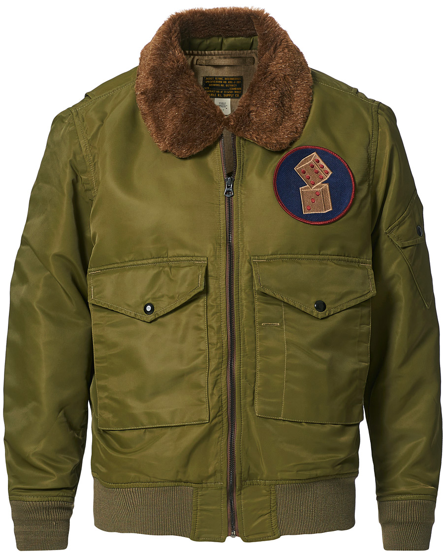 Heren | Jassen | RRL | Filton Shearling Bomber Olive