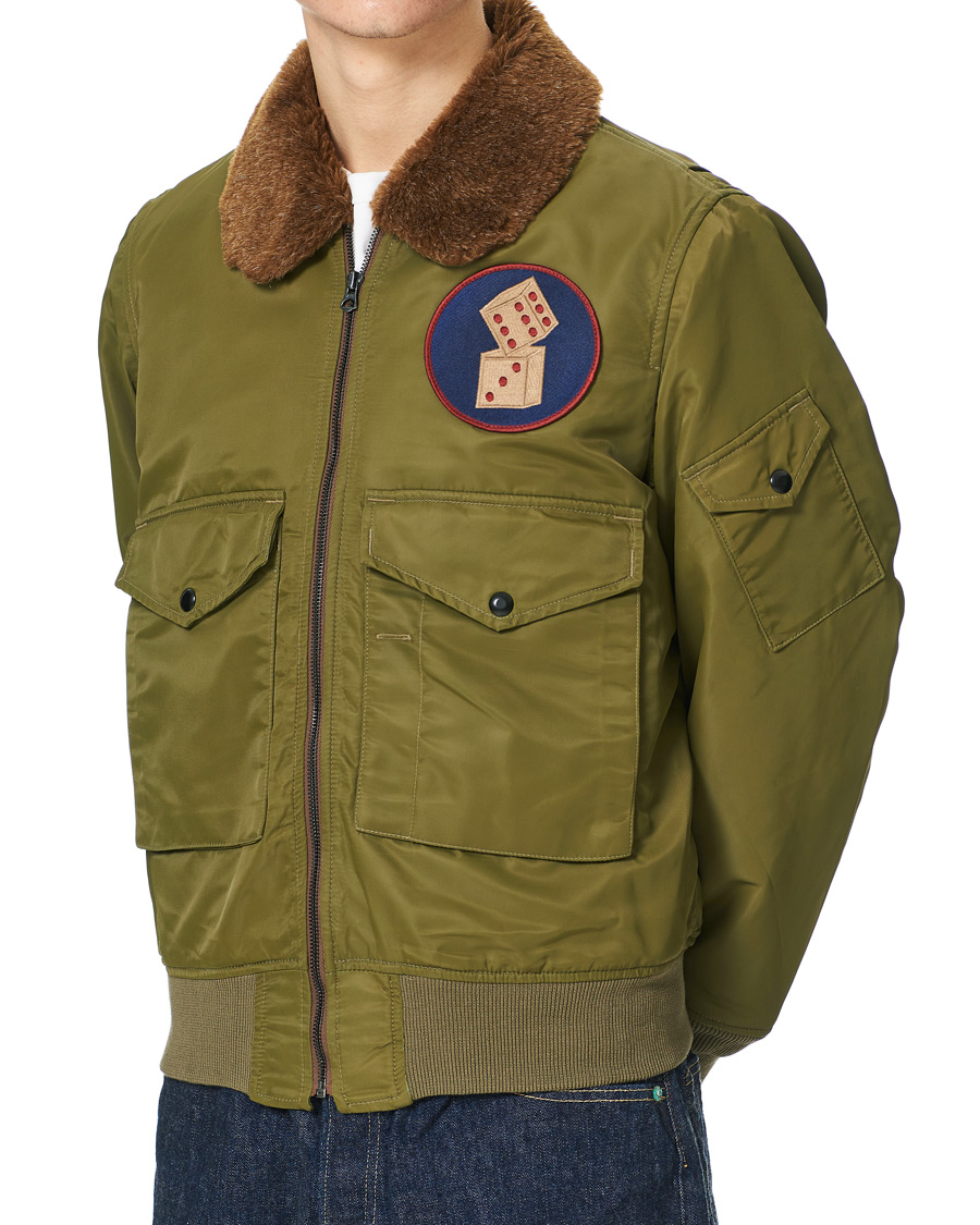 Heren | Jassen | RRL | Filton Shearling Bomber Olive