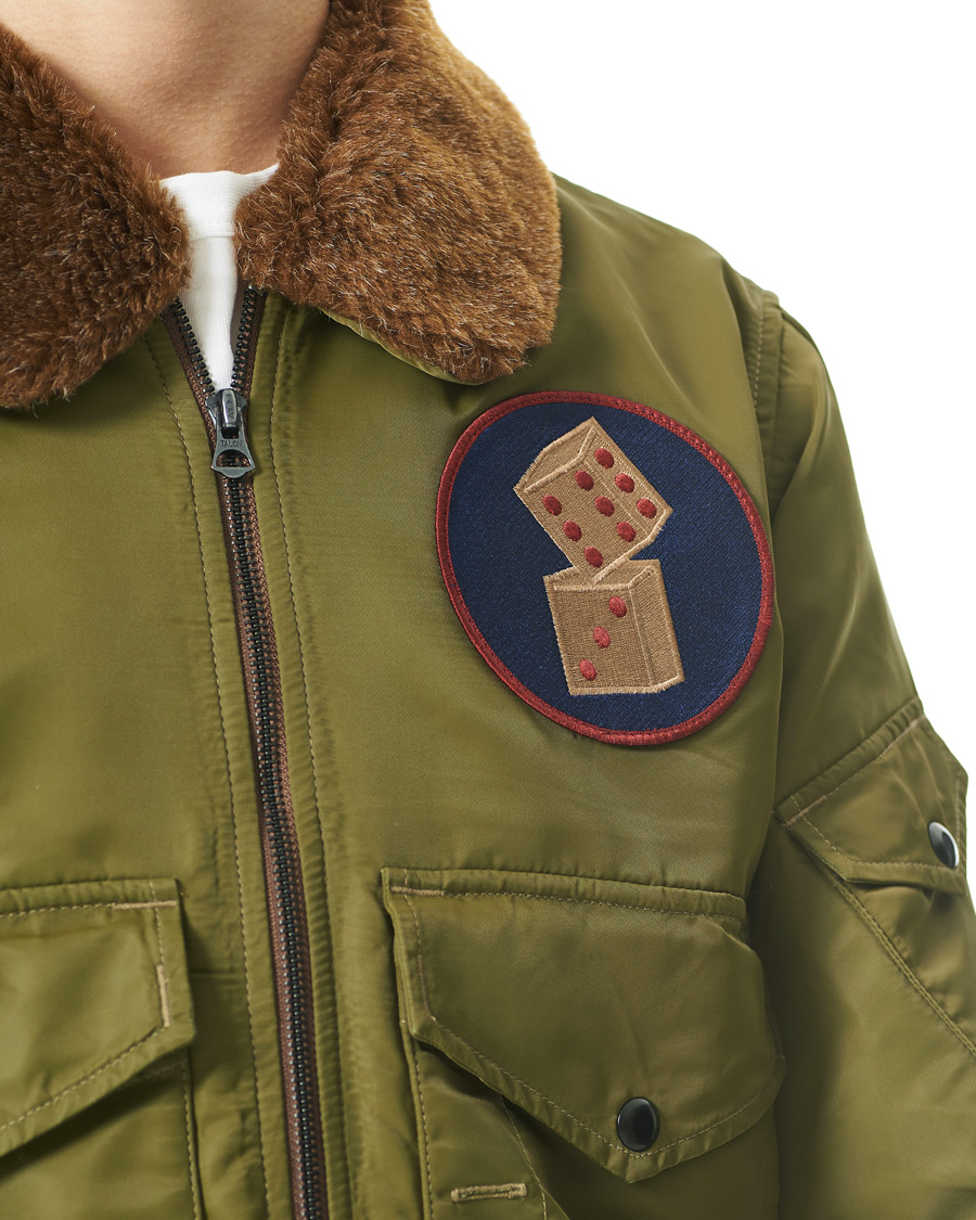 Heren | Jassen | RRL | Filton Shearling Bomber Olive