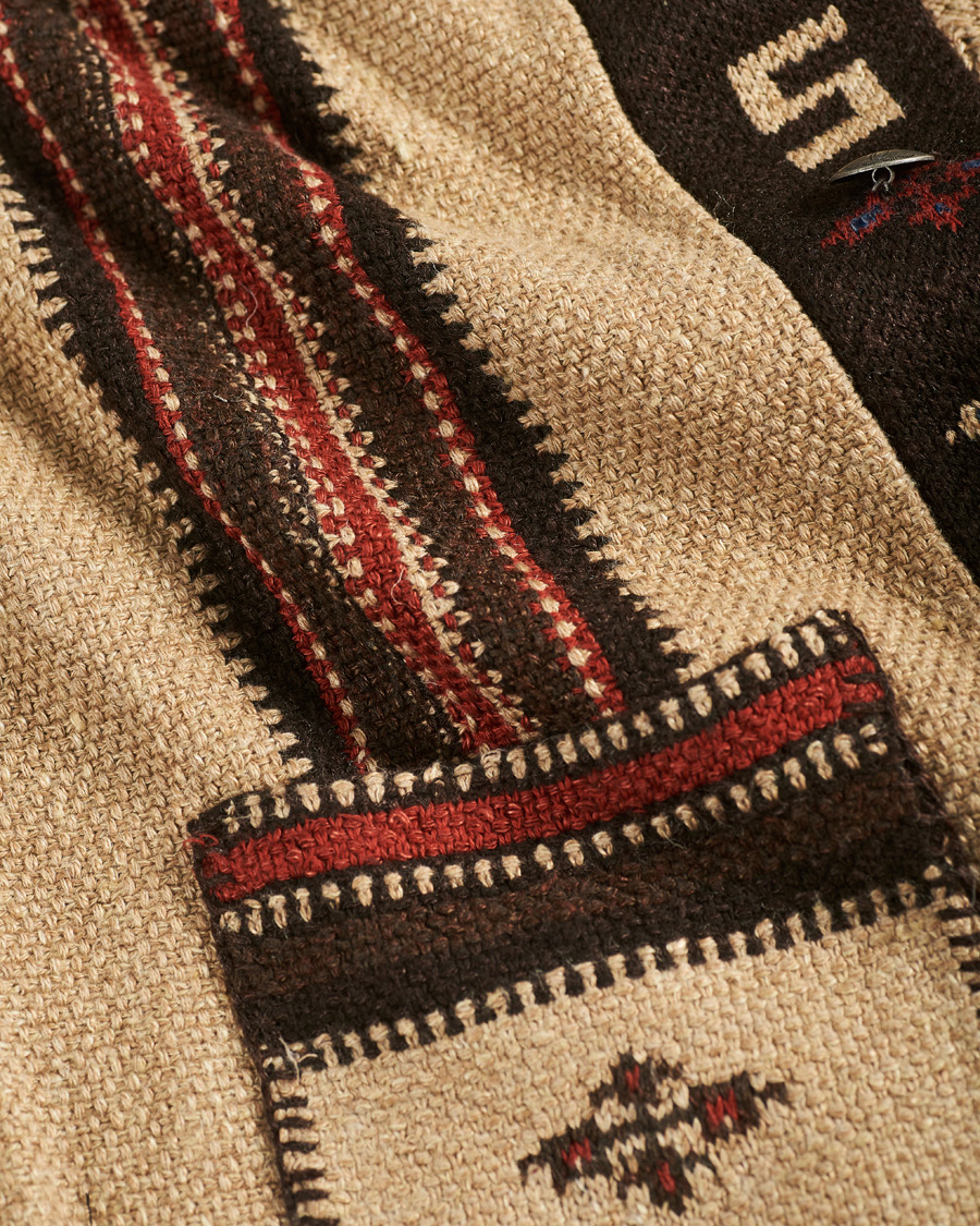 Heren | Truien | RRL | Ranch Shawl Cardigan Tan/Brown