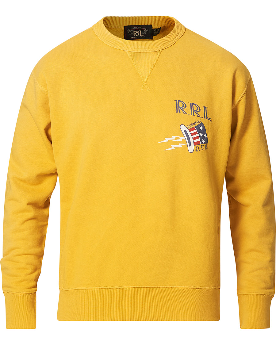 Heren | Truien | RRL | Graphic Logo Sweatshirt Yellow
