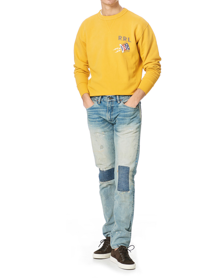 Heren | Truien | RRL | Graphic Logo Sweatshirt Yellow