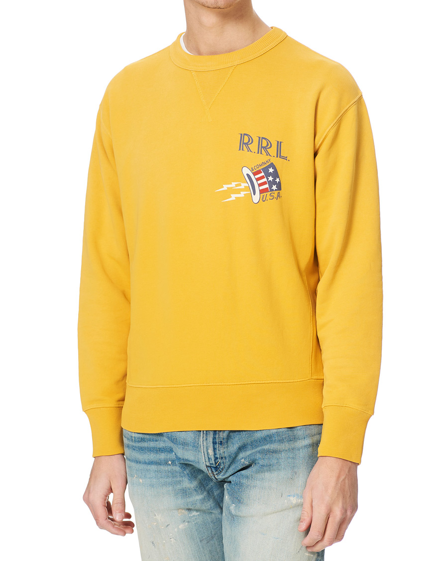 Heren | Truien | RRL | Graphic Logo Sweatshirt Yellow