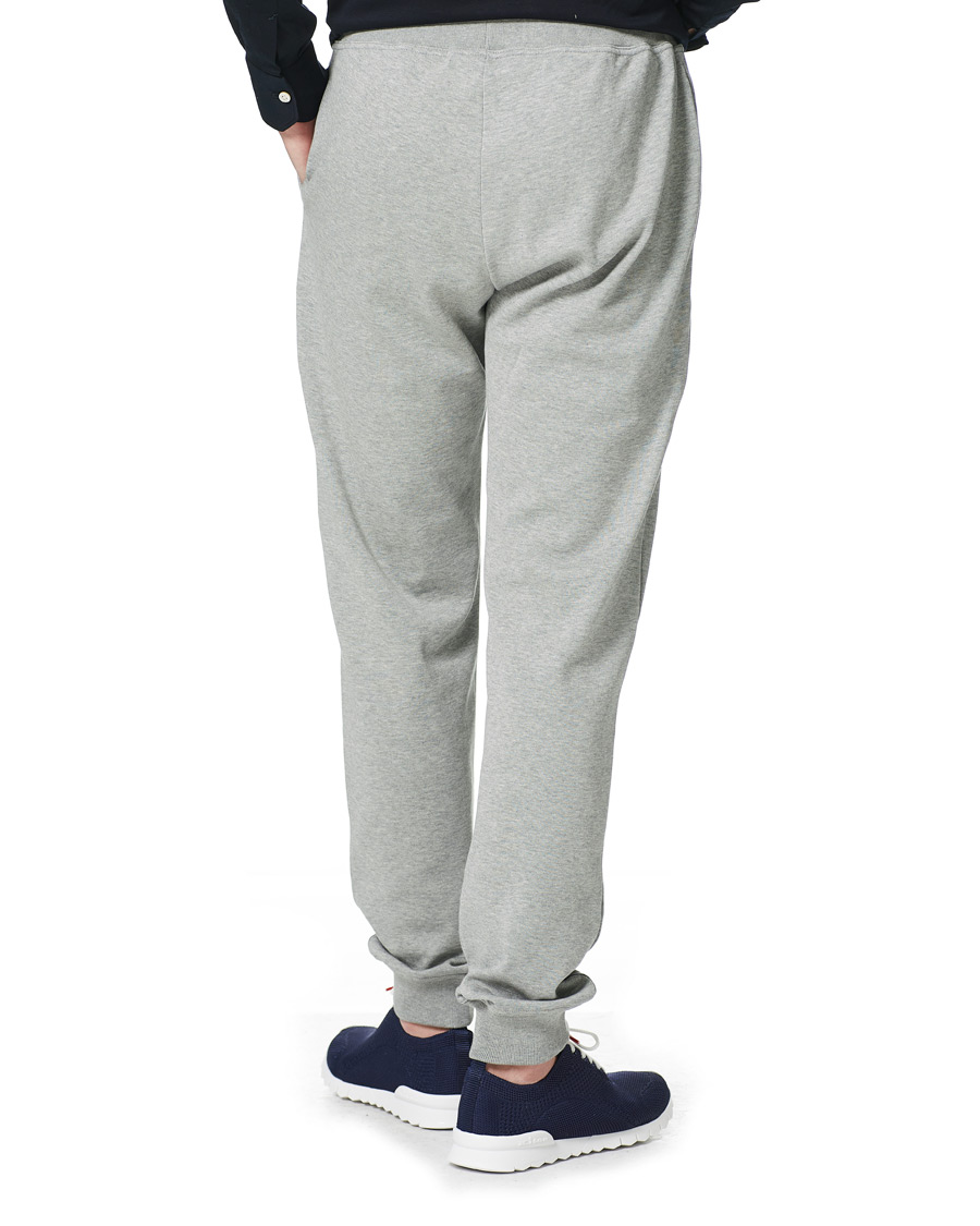 Heren | Broeken | Kiton | Soft Cotton Joggers Light Grey