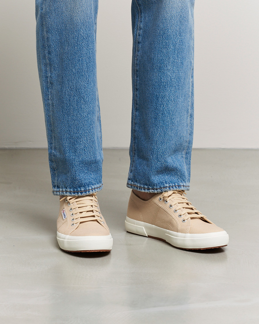 Heren | Superga Canvas Sneaker Beige | Superga | Canvas Sneaker Beige