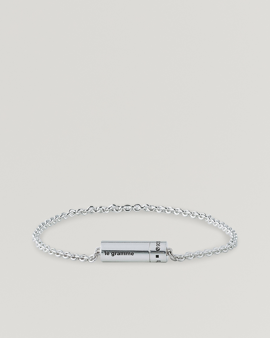 Heren | LE GRAMME Chain Cable Bracelet Sterling Silver 7g | LE GRAMME | Chain Cable Bracelet Sterling Silver 7g